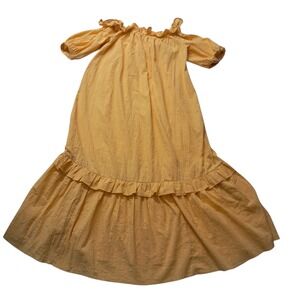 let me be short-sleeve ruffle maxi dress Let Me Be Short-Sleeve Ruffle Maxi Dress at MarketFair Shoppes in Princeton, NJ